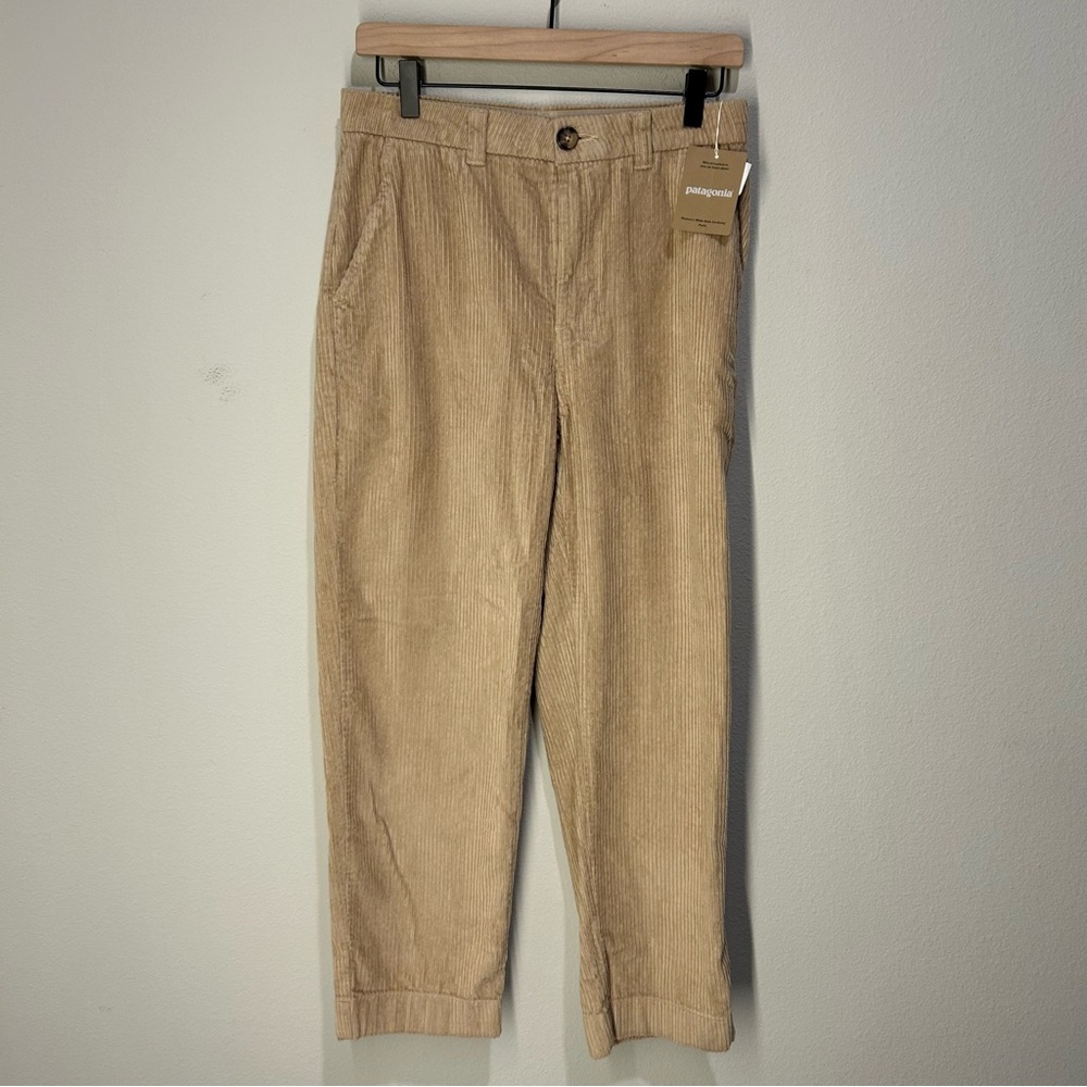 Patagonia Women’s Wide-Leg Corduroy Pants Oar Tan Size 6 NWT